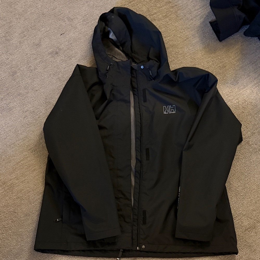 Helly Hansen Men's Black Raincoat